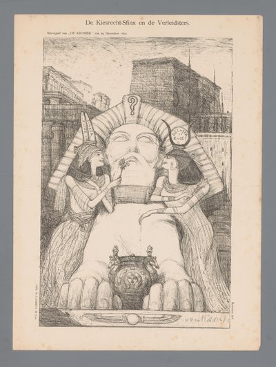The Suffrage Sphinx and the Seductresses by Marius Bauer