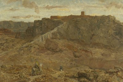 Mountainous Landscape in Egypt by Marius Bauer