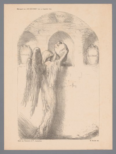On the Death of Jacob Maris by Marius Bauer