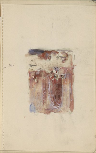 Street with Seated Figures by a Portal by Marius Bauer
