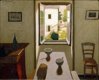 The Table and the Two Bowls by Marius Borgeaud