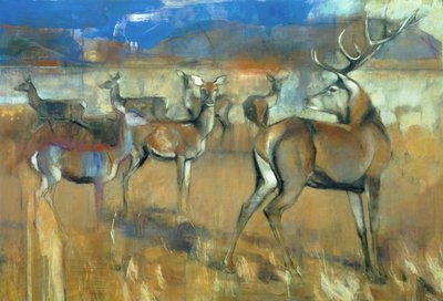 Gathering Deer, 1998 by Mark Adlington