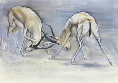 Sand Gazelles, 2009 by Mark Adlington