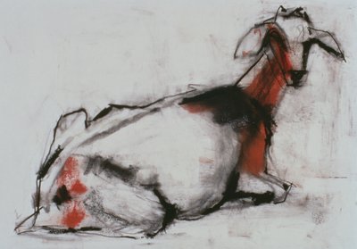 Seated Goat by Mark Adlington