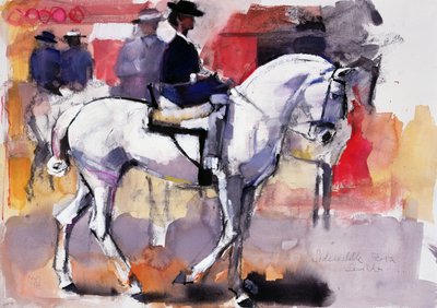 Side-saddle at the Feria de Sevilla, 1998 by Mark Adlington