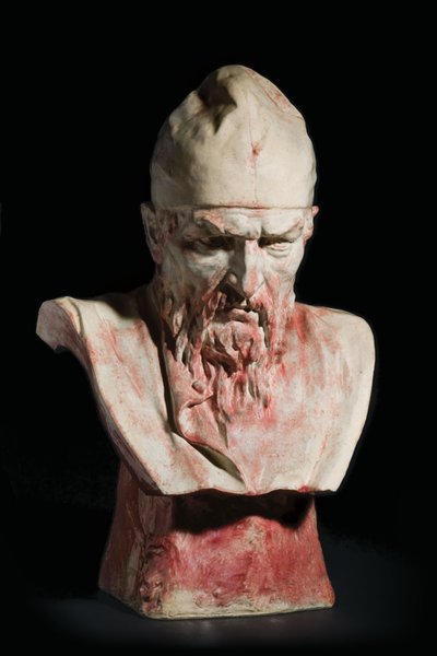 A Ceramic Bust of Ivan the Terrible by Mark Antokolsky