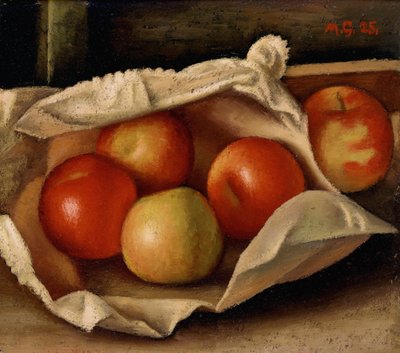 Apples in a Bag, 1925 by Mark Gertler