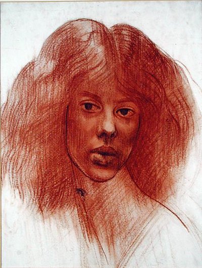 Head of a Girl by Mark Gertler