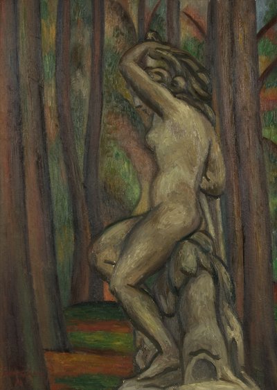 Statue in a Park by Mark Gertler