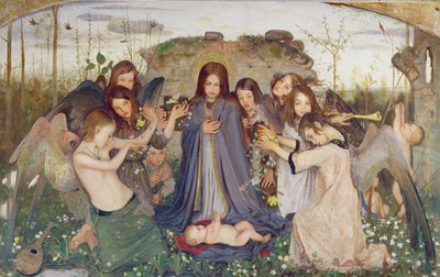 Madonna and Child with Angels, c.1925 by Mark Lancelot Symons
