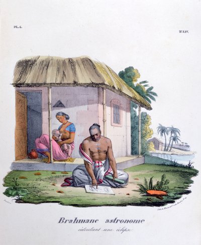 Brahmin Astronomer, Calculating the Eclipse by Marlet et Cie