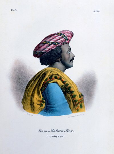 Ram Mohan Roy, founder of the Brahmo Samaj by Marlet et Cie