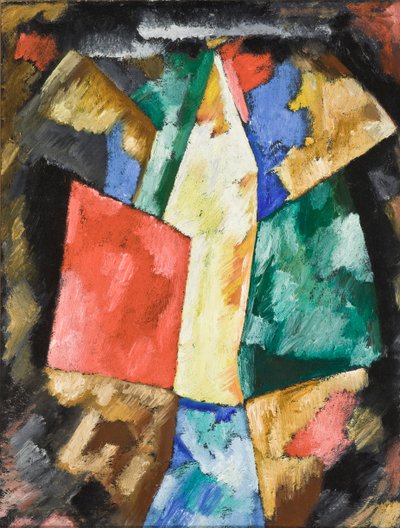 Abstraction; Blue, Yellow and Green by Marsden Hartley