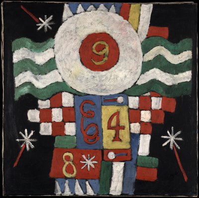 Collection of Numbers, Designs and Letters Seen by Me at the Beginning of the War in Berlin, Military in Nature by Marsden Hartley
