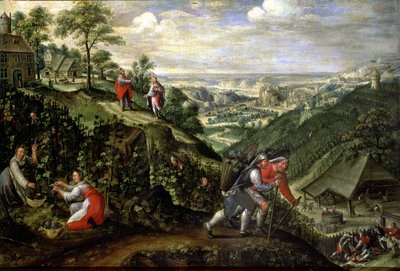 October: Parable of the Bad Vintners by Marten van Valckenborch