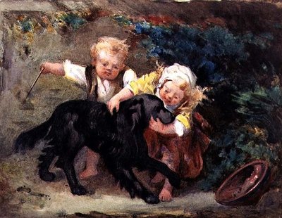 The Happy Trio by Martha Darley Mutrie