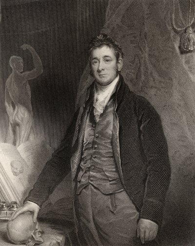 Sir Anthony Carlisle, engraved by H. Robinson, from The National Portrait Gallery, volume I, published c. 1820 by Martin Archer Shee