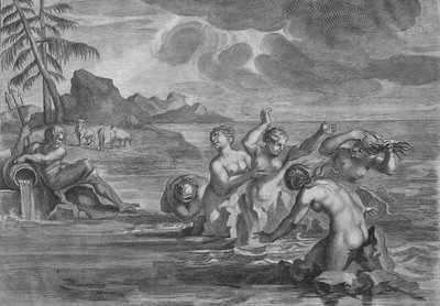 The Cerastae changed into Bulls, & the Propoetides into Rocks, c1683 by Martin Bouche