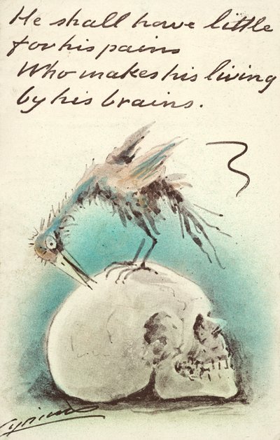 He shall have little for his pains who makes his living by his brains by Martin  Anderson