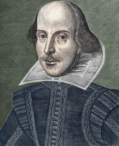 Portrait of William Shakespeare by Martin Droeshout