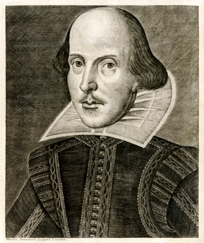 William Shakespeare from the title page of 