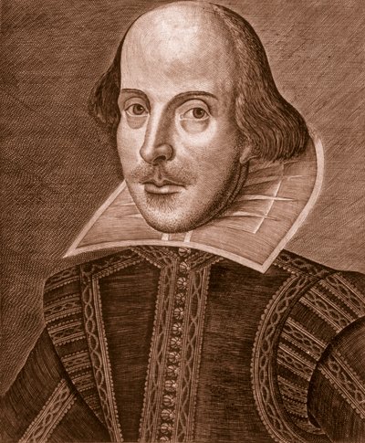 Portrait of Shakespeare by Martin Droeshout