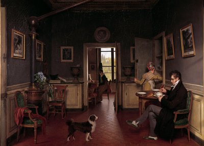 An Interior View of a Dining Room in 1815 by Martin Drölling