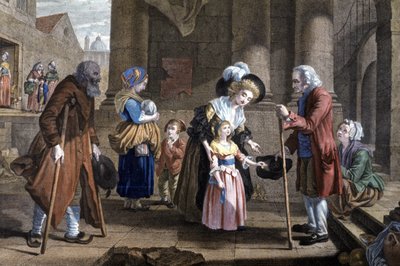 Humanity Lesson. Education of a Young Girl, c.1790 by Martin Drölling