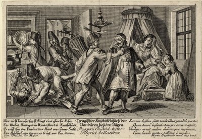 The Pandurs Visiting the Jews by Martin Engelbrecht