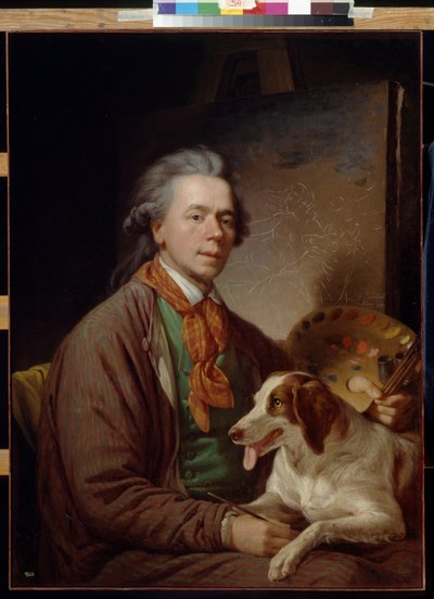 Self-Portrait by Martin Ferdinand Quadal by Martin Ferdinand Quadal