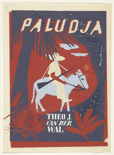 Cover Design for: Theo J. van der Wal, Paludja, Year Unknown by Martin Horwitz (signed by artist)