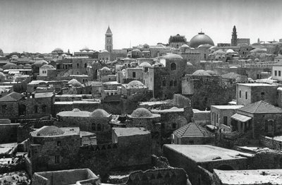 Jerusalem and Dome of the Church of the Holy Sepulchre by Martin Hurlimann