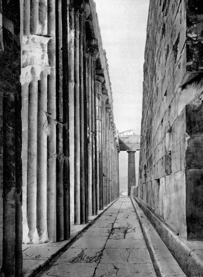 The North Side of the Parthenon, Athens by Martin Hurlimann