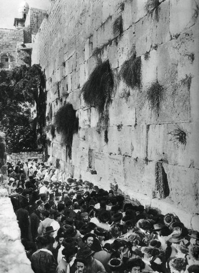 Western Wall of the Temple Mount, Jerusalem by Martin Hurlimann