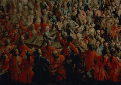 Court Banquet in the Great Antechamber of the Hofburg Palace, Vienna (detail) by Martin II Mytens or Meytens