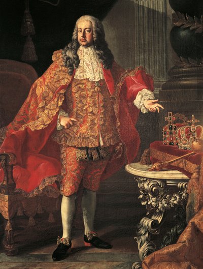 Portrait of Charles VI of Austria by Martin II Mytens or Meytens