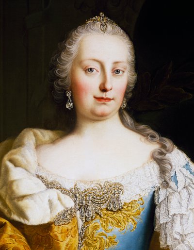 Portrait of Empress Maria Theresa of Austria by Martin II Mytens or Meytens