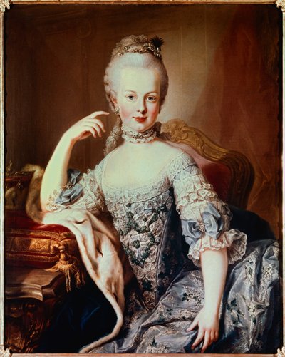 Portrait of Marie Antoinette by Martin II Mytens or Meytens