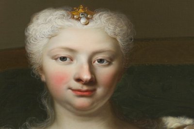 Portrait of Polyxena by Martin II Mytens or Meytens