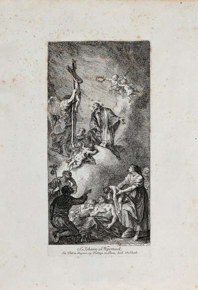 Apotheosis of Saint John of Nepomuk by Martin Johann Schmidt