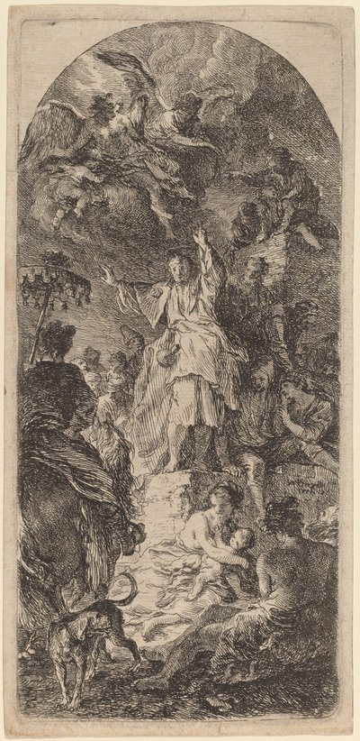 Saint James Major Preaching by Martin Johann Schmidt