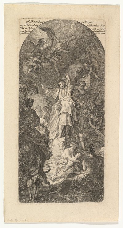 St. James the Greater Preaching by Martin Johann Schmidt