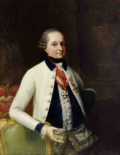 Nikolaus I, Prince Esterházy in the Uniform of His Hungarian Infantry Regiment No. 33 by Martin Knoller