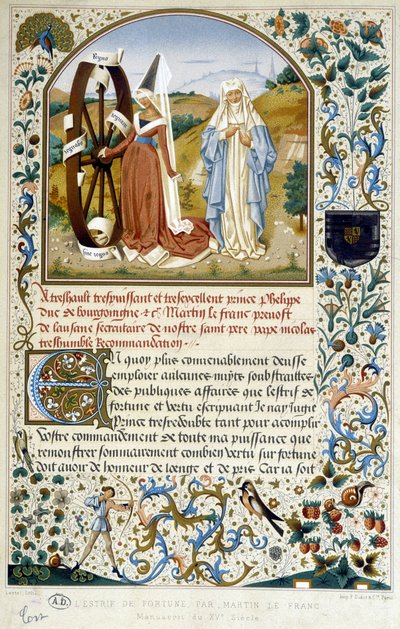 The wheel of fortune - by Martin Le Franc by Martin Le Franc