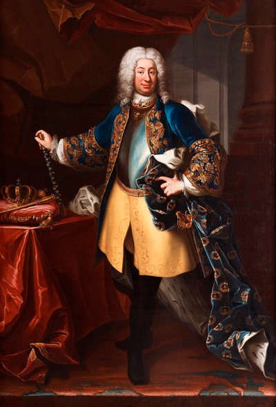 Portrait of King Frederick I of Sweden by Martin Meytens the Younger