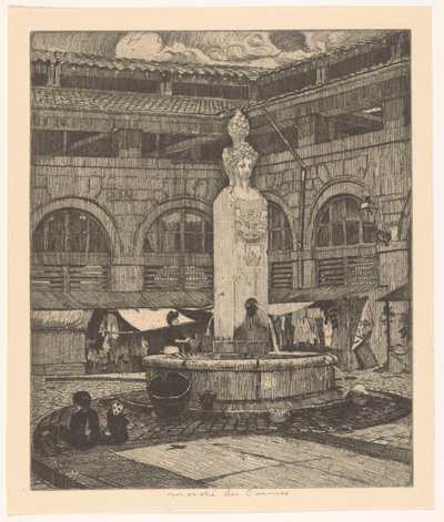 Marché des Carmes in Paris by Martin Monnickendam
