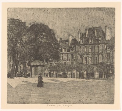 Place des Vosges in Paris by Martin Monnickendam