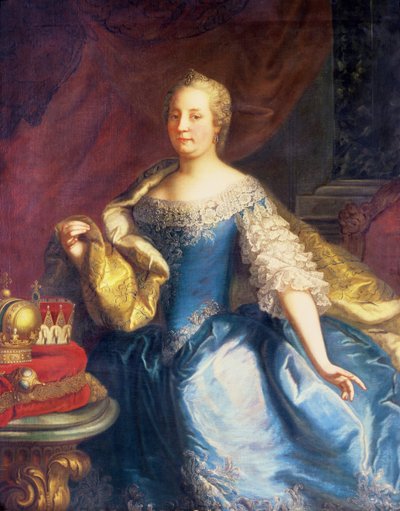 Portrait of the Empress Maria Theresa of Austria by Martin Mytens or Meytens