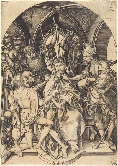 Christ Crowned with Thorns by Martin Schongauer