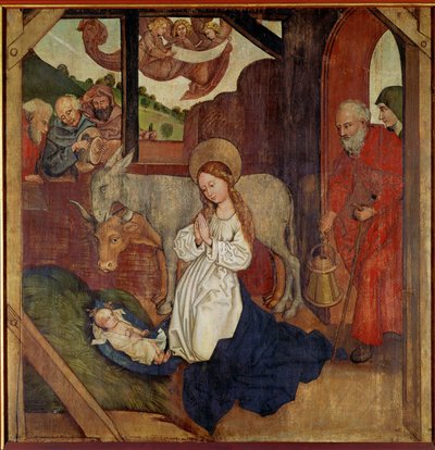 Nativity, from the Altar in the Chapel of the Dominicans by Martin Schongauer